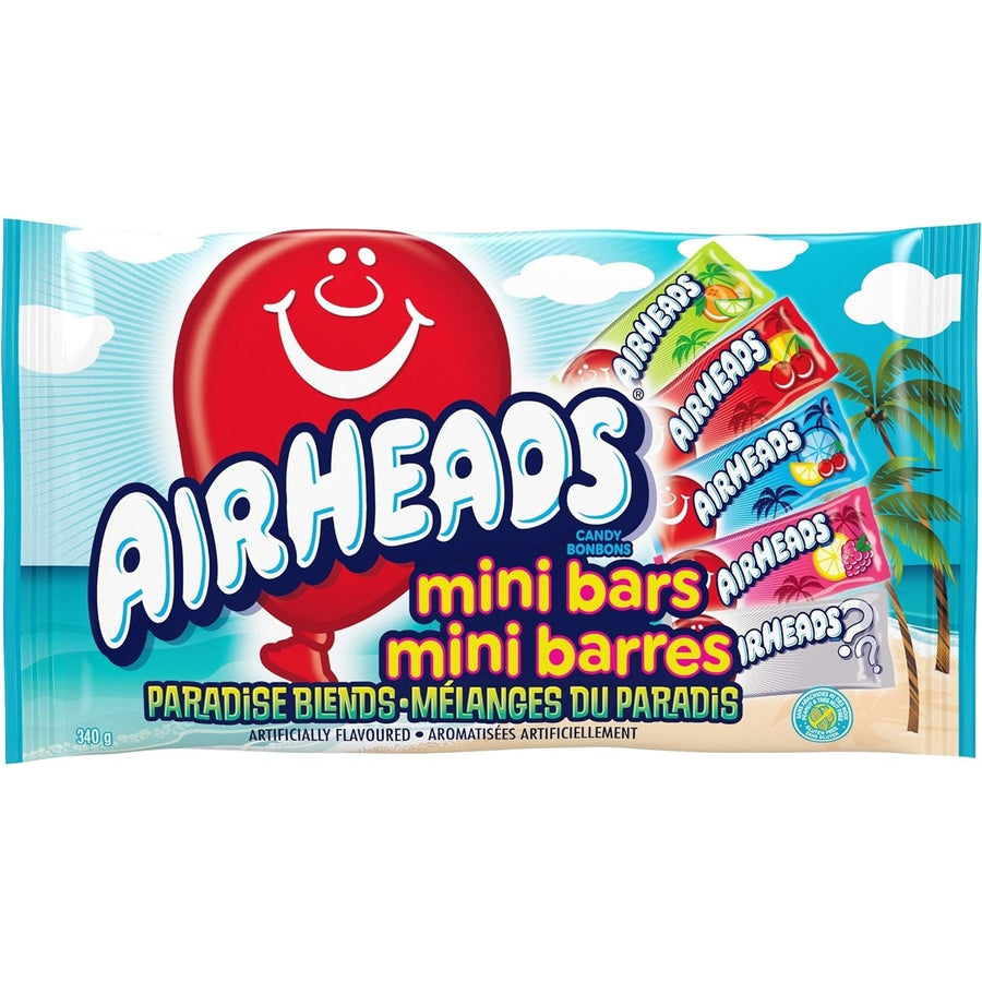 Airheads Paradise Blend Mini Bars 340g Tropical Flavors Variety Pack Image 1