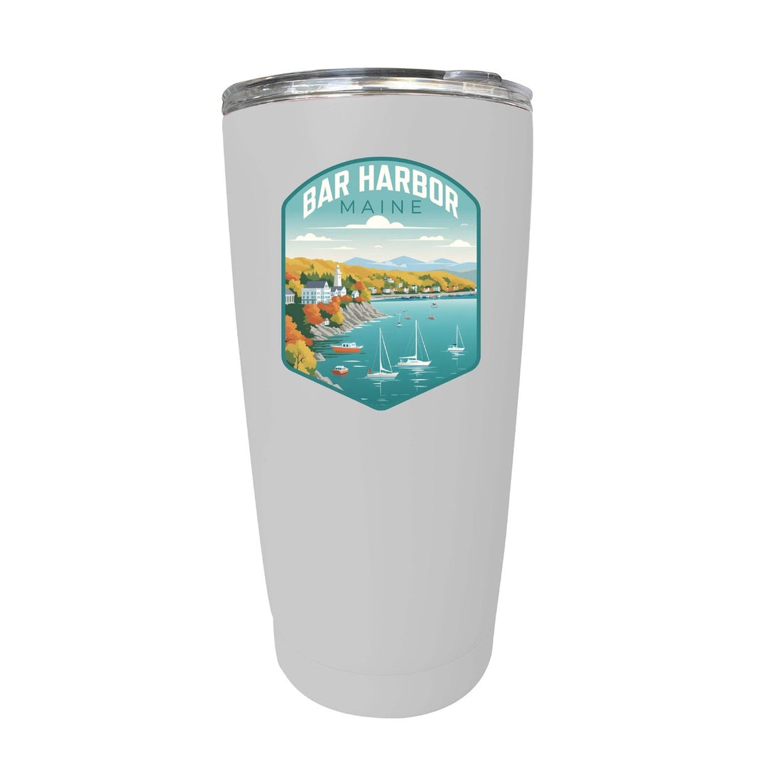 Bar Harbor Maine Design A Souvenir 16 oz Stainless Steel Insulated Tumbler Image 5