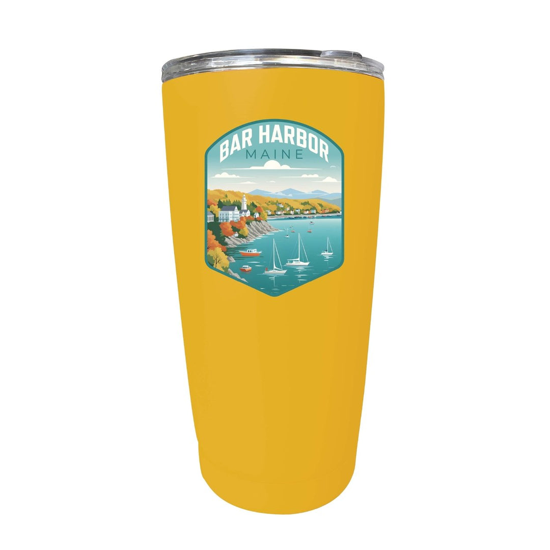 Bar Harbor Maine Design A Souvenir 16 oz Stainless Steel Insulated Tumbler Image 6