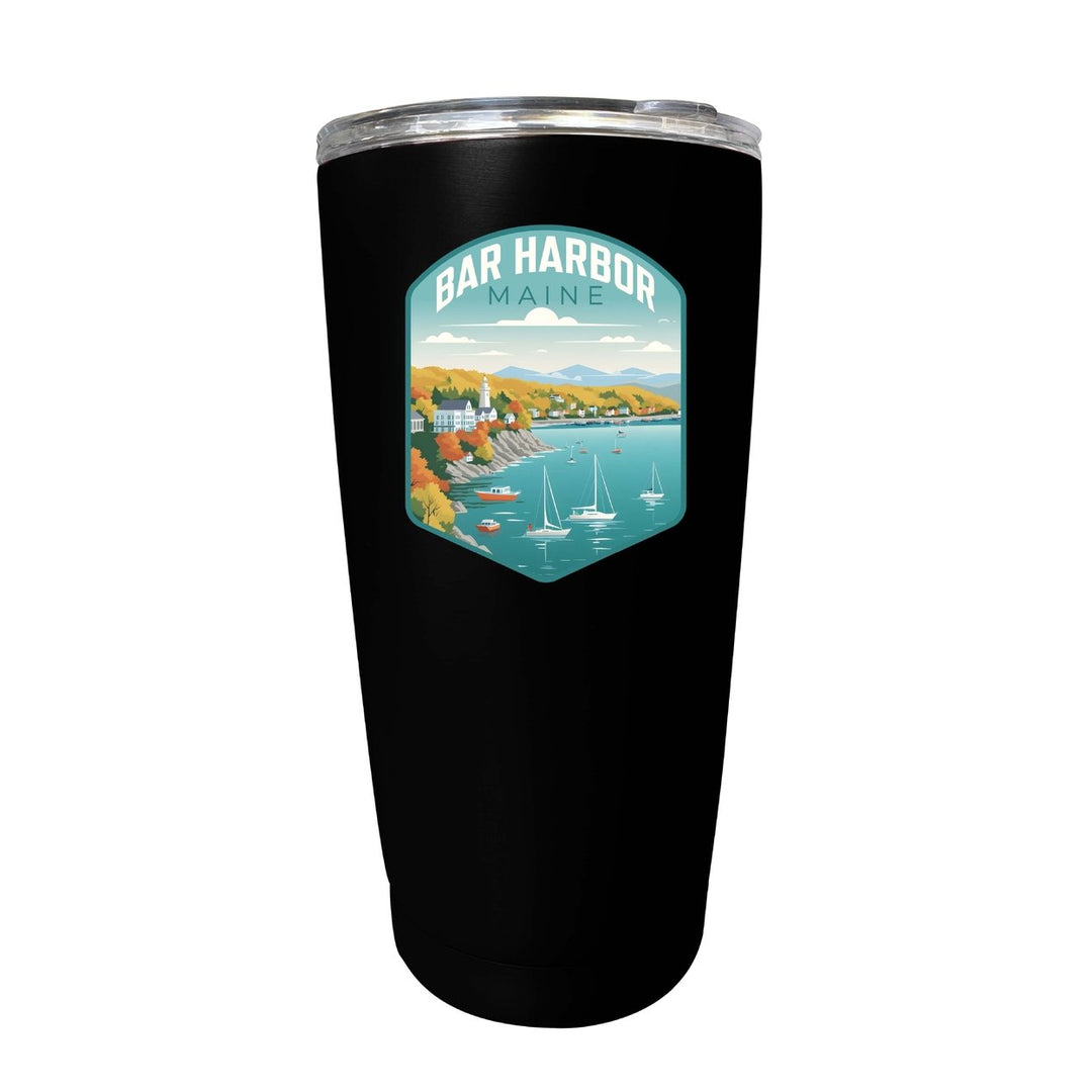 Bar Harbor Maine Design A Souvenir 16 oz Stainless Steel Insulated Tumbler Image 7