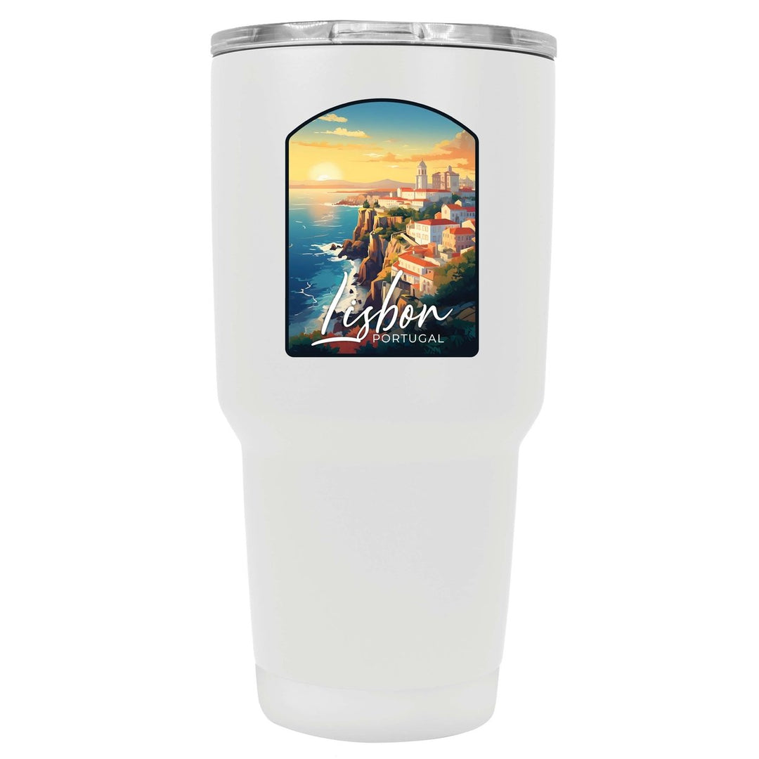 Lisbon Portugal Design B Souvenir 24 oz Insulated Stainless Steel Tumbler Image 5