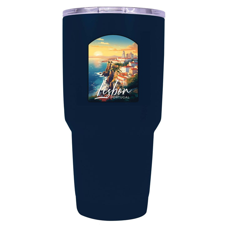 Lisbon Portugal Design B Souvenir 24 oz Insulated Stainless Steel Tumbler Image 6