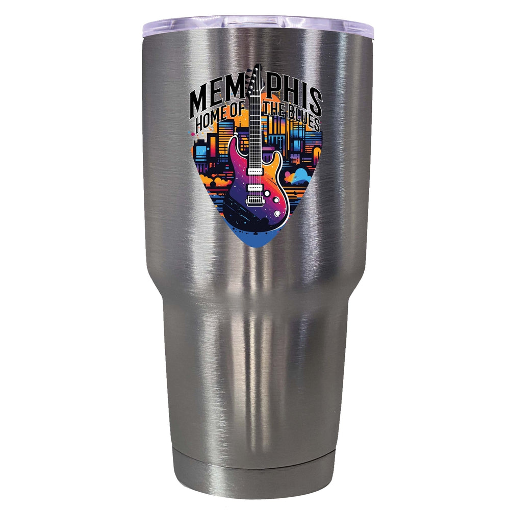 Memphis Tennessee Design B Souvenir 24 oz Insulated Stainless Steel Tumbler Image 2