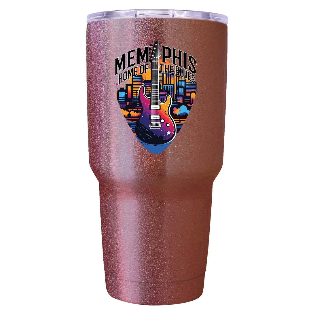 Memphis Tennessee Design B Souvenir 24 oz Insulated Stainless Steel Tumbler Image 8