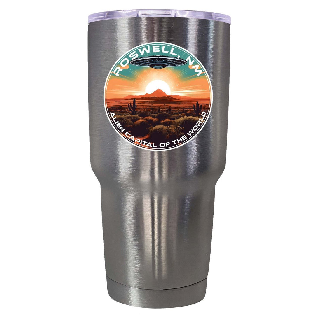 Roswell Mexico Design A Souvenir 24 oz Insulated Stainless Steel Tumbler Image 1