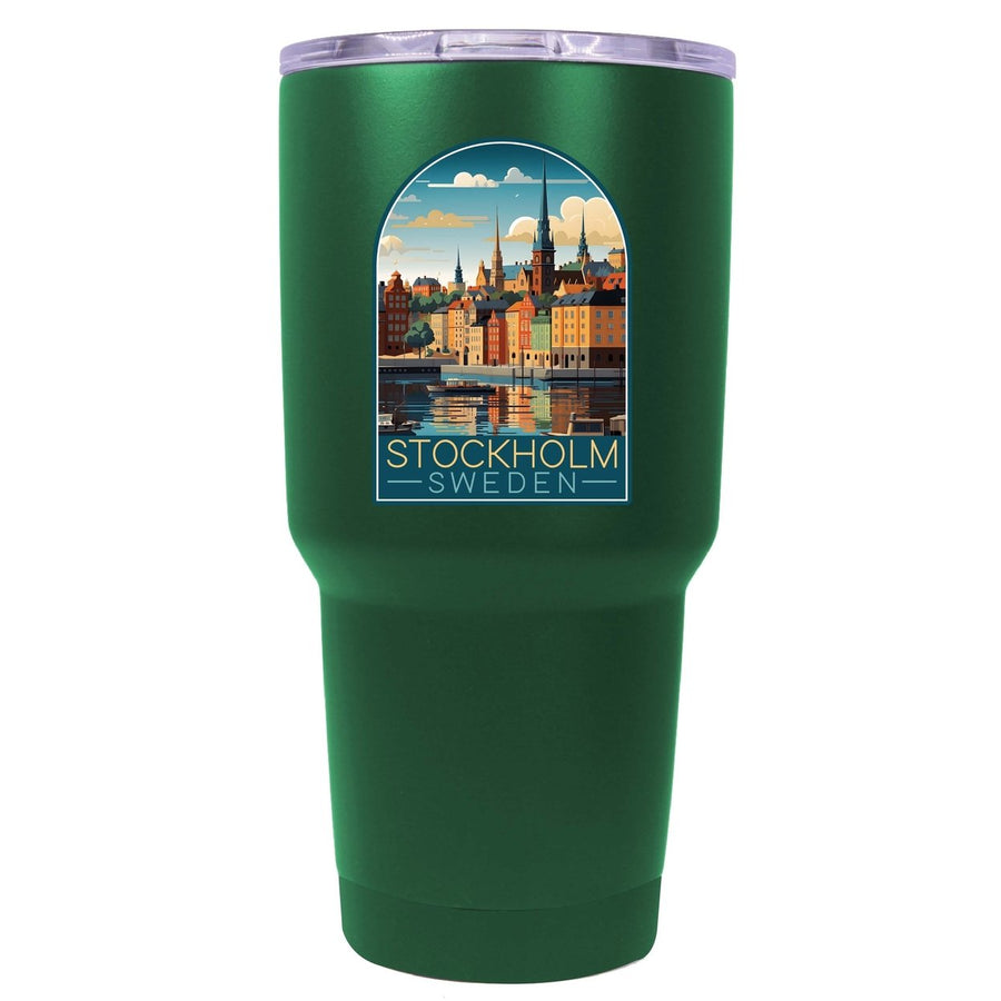 Stockholm Sweden Design A Souvenir 24 oz Insulated Stainless Steel Tumbler Image 1