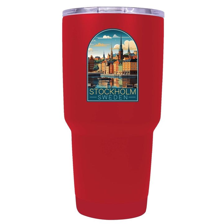 Stockholm Sweden Design A Souvenir 24 oz Insulated Stainless Steel Tumbler Image 1