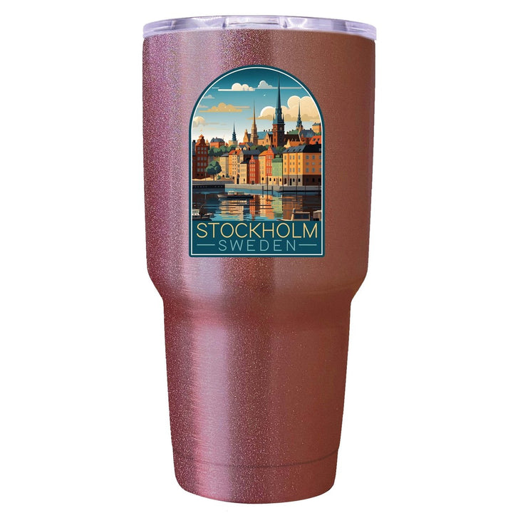 Stockholm Sweden Design A Souvenir 24 oz Insulated Stainless Steel Tumbler Image 1