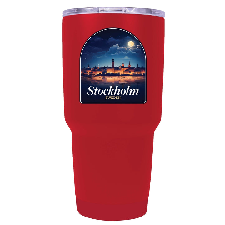 Stockholm Sweden Design B Souvenir 24 oz Insulated Stainless Steel Tumbler Image 1