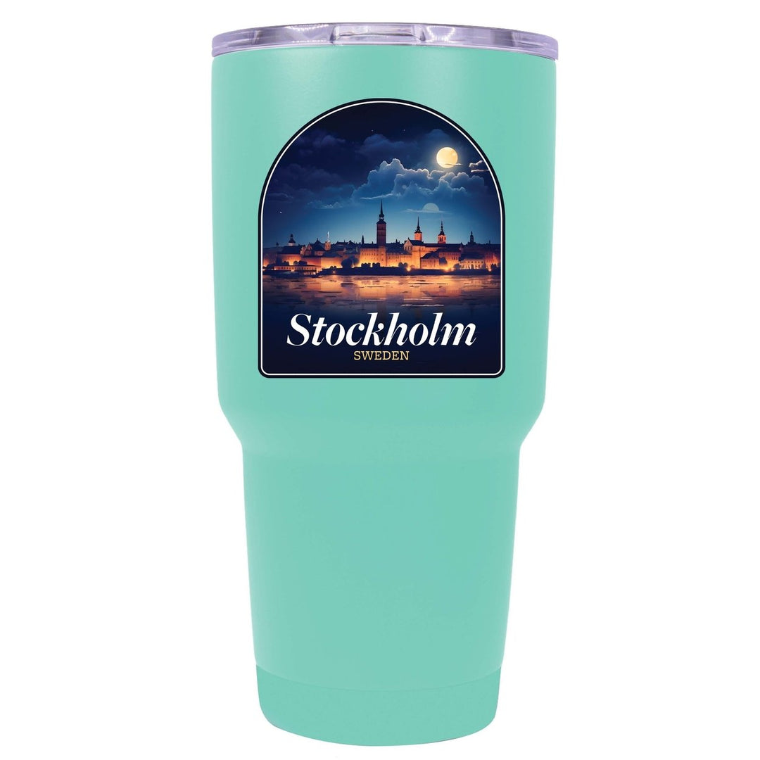 Stockholm Sweden Design B Souvenir 24 oz Insulated Stainless Steel Tumbler Image 1