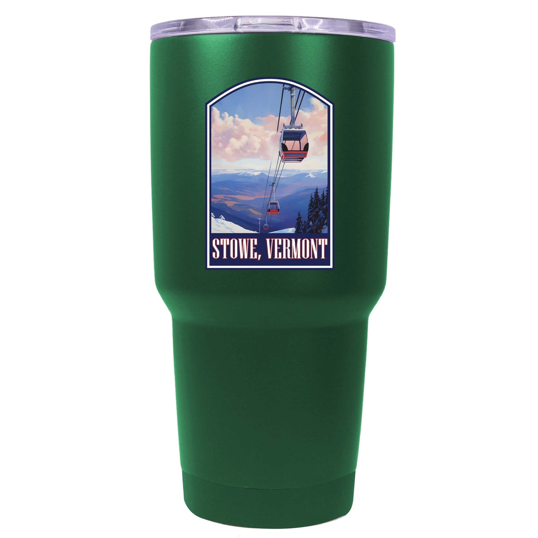 Stowe Mountain Vermont Design B Souvenir 24 oz Insulated Stainless Steel Tumbler Image 5