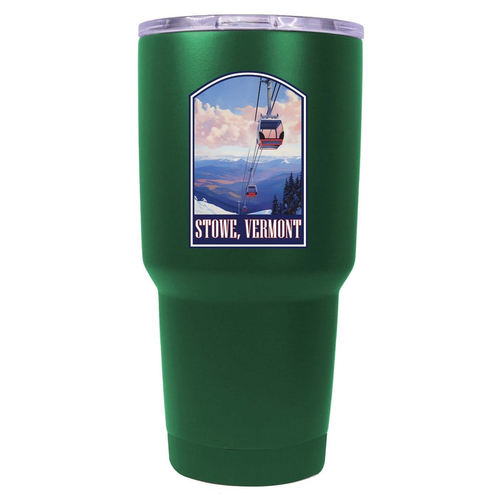 Stowe Mountain Vermont Design B Souvenir 24 oz Insulated Stainless Steel Tumbler Image 1