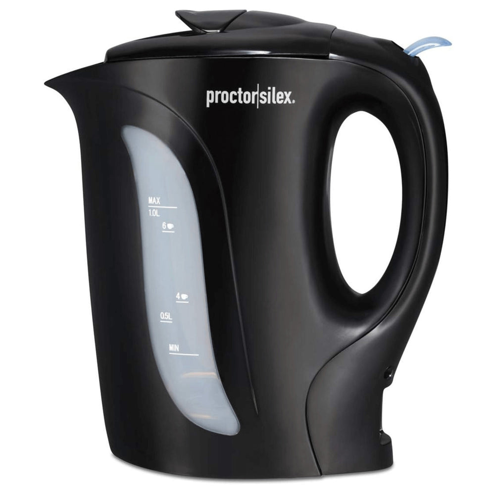 Proctor Silex Electric Tea Kettle 1L Stainless Steel K2071PS Auto Shut Off Image 2