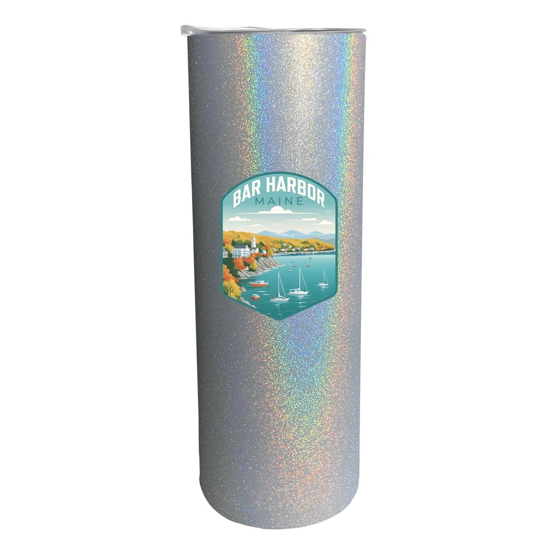 Bar Harbor Maine Design A Souvenir 20 oz Insulated Stainless Steel Skinny Tumbler Image 1