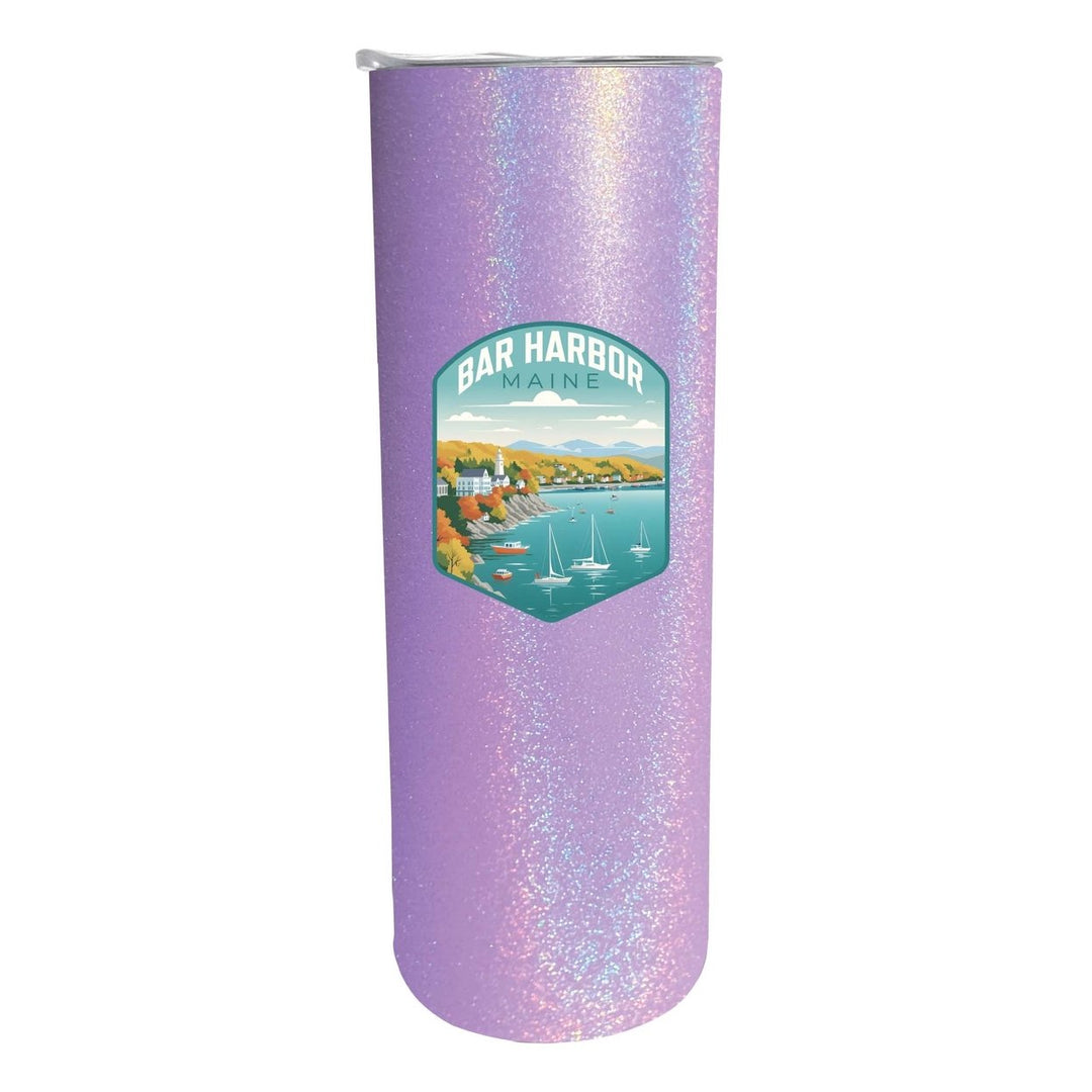 Bar Harbor Maine Design A Souvenir 20 oz Insulated Stainless Steel Skinny Tumbler Image 5