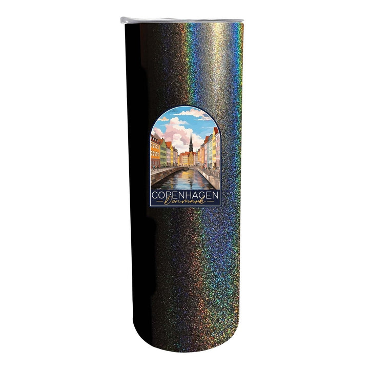 Copenhagen Denmark Design B Souvenir 20 oz Insulated Stainless Steel Skinny Tumbler Image 6