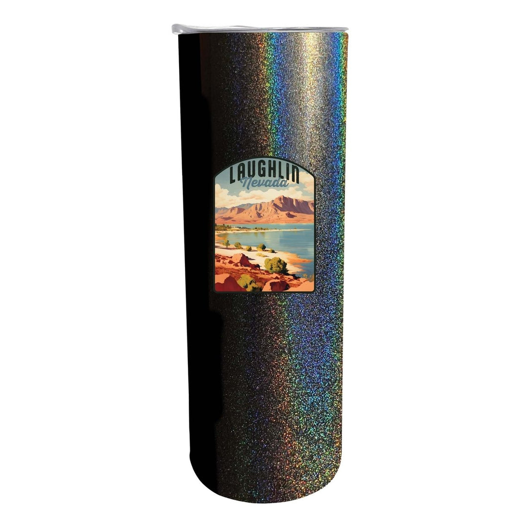 Laughlin Nevada Design B Souvenir 20 oz Insulated Stainless Steel Skinny Tumbler Image 3