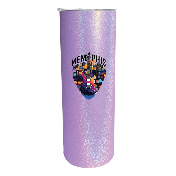 Memphis Tennessee Design B Souvenir 20 oz Insulated Stainless Steel Skinny Tumbler Image 5