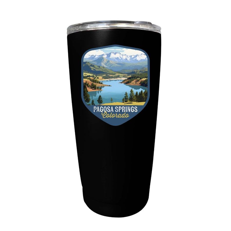 Pagosa Springs Colorado Design B Souvenir 16 oz Stainless Steel Insulated Tumbler Image 1