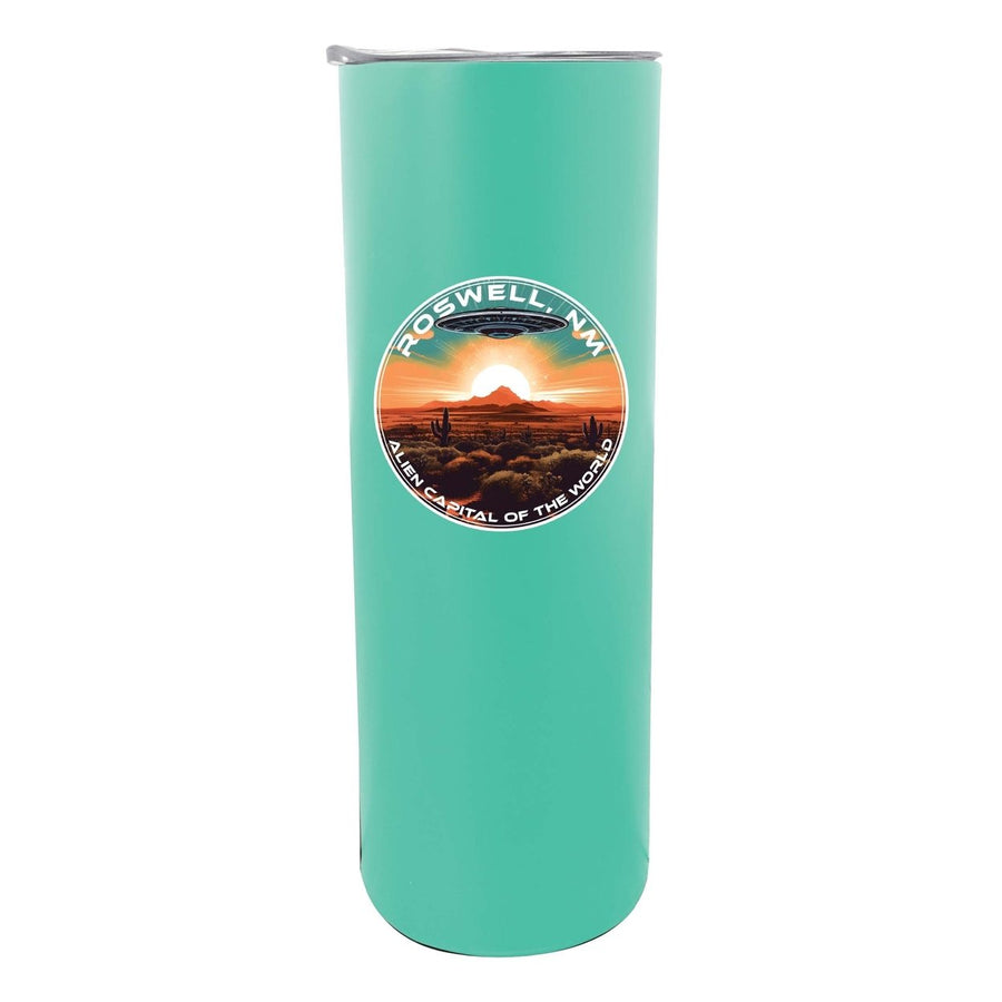 Roswell Mexico Design A Souvenir 20 oz Insulated Stainless Steel Skinny Tumbler Image 1