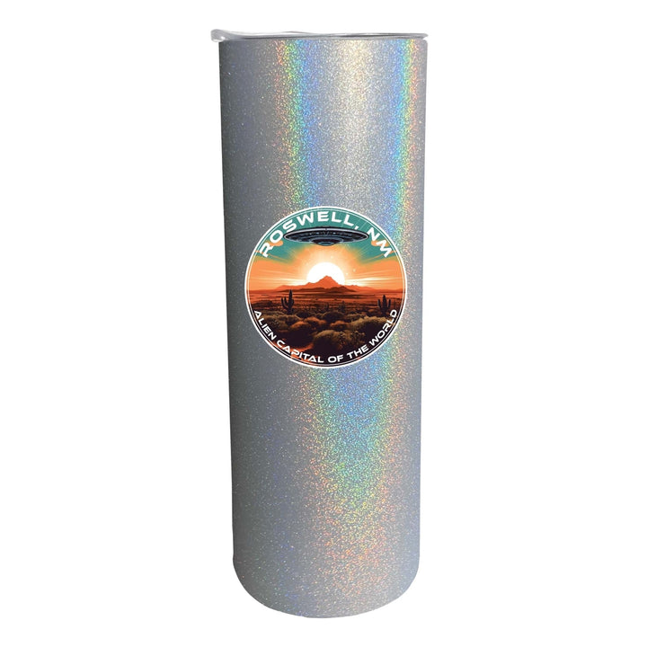 Roswell Mexico Design A Souvenir 20 oz Insulated Stainless Steel Skinny Tumbler Image 5