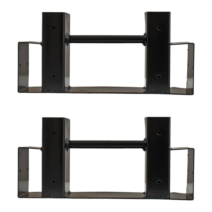 Sunnydaze Lightweight Steel Adjustable Log Storage Brackets Image 6