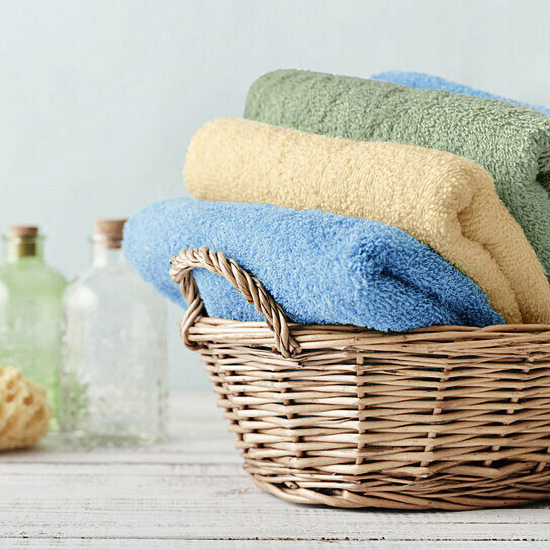 4-Piece 100% Cotton Bath Towels 54x27 Highly Absorbent Soft in Various Colors Image 11