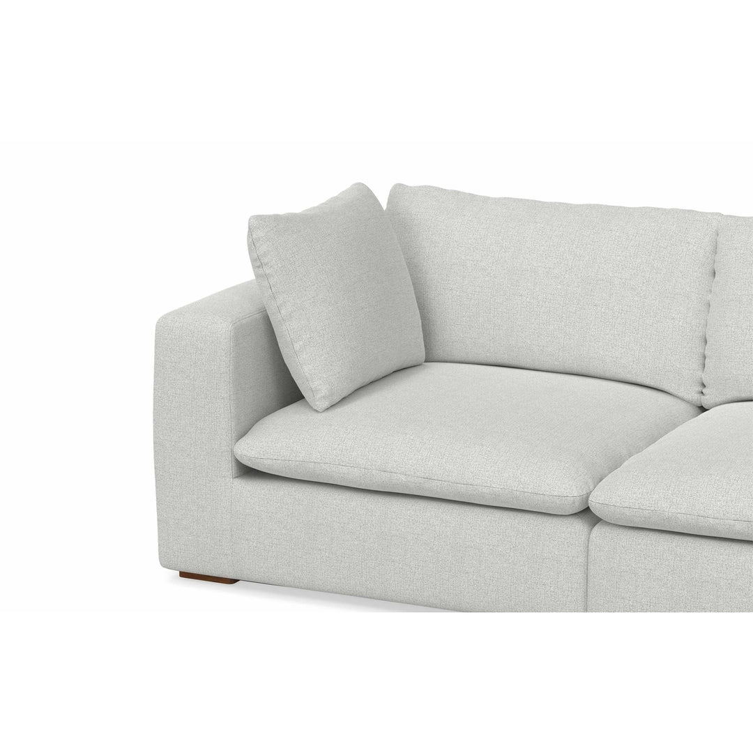 Jasmine 2 Seater Sofa Oversized Loveseat Performance Fabric Modular Couch Image 9