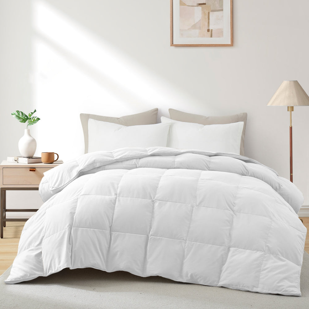 Goose Down Comforter Duvet Insert Twin Full King California King with Corner Tabs Image 2