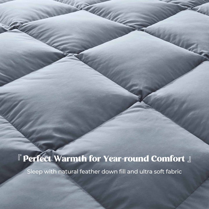 Goose Down Comforter Duvet Insert Twin Full King California King with Corner Tabs Image 7