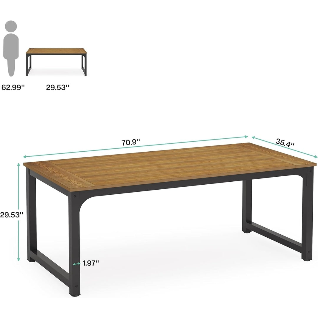 Tribesigns Modern Computer Desk, Large Executive Office Desk,Computer Table, Study Writing Desk for Home Office Image 6