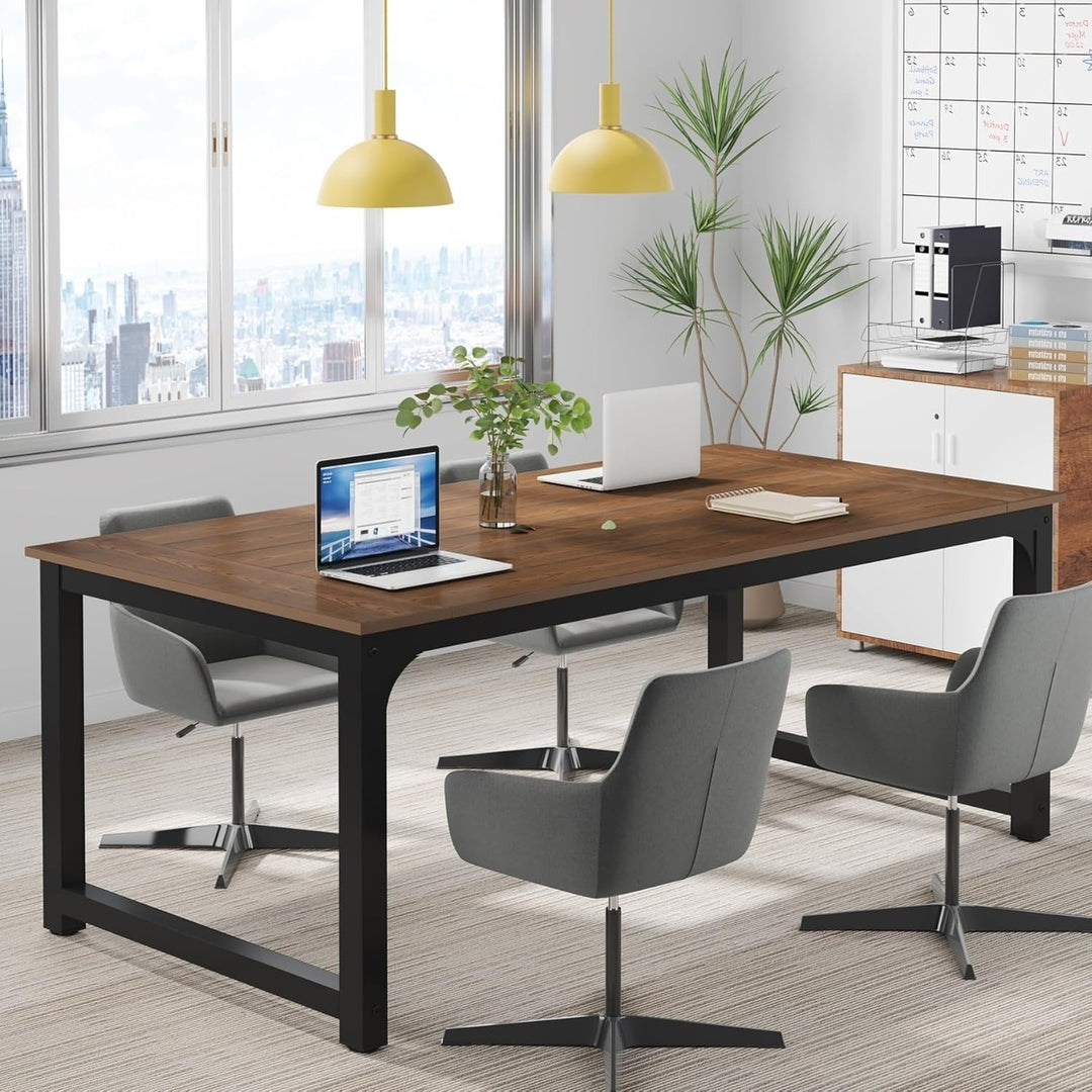 Tribesigns Large Executive Office Desk 70.9x35.4 inch Computer Table Workstation Image 2