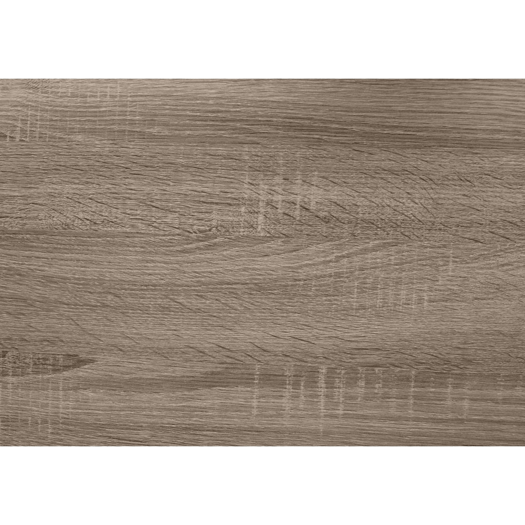 11.5" X 23.5" X 24" Dark Taupe Particle Board Laminate Kitchen Cart Image 4