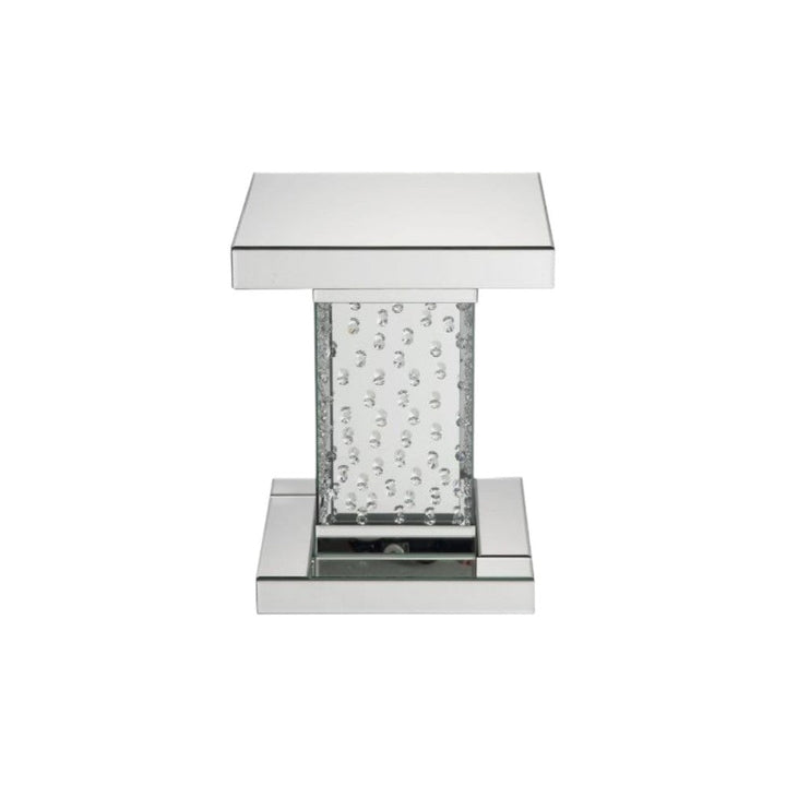 20" Mirrored Mirrored Square Mirrored End Table Image 5