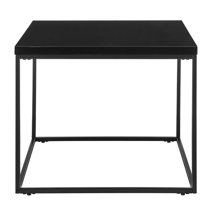 20" Black Square End Table Image 1