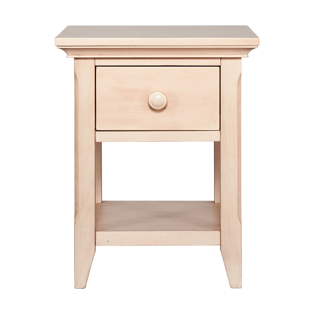 24" Sand One Drawer Nightstand Image 2