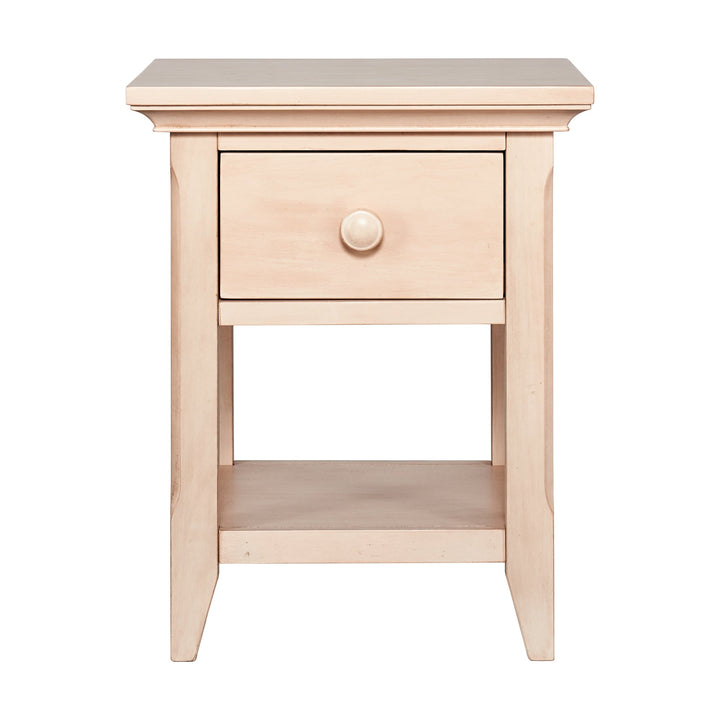 24" Sand One Drawer Nightstand Image 2