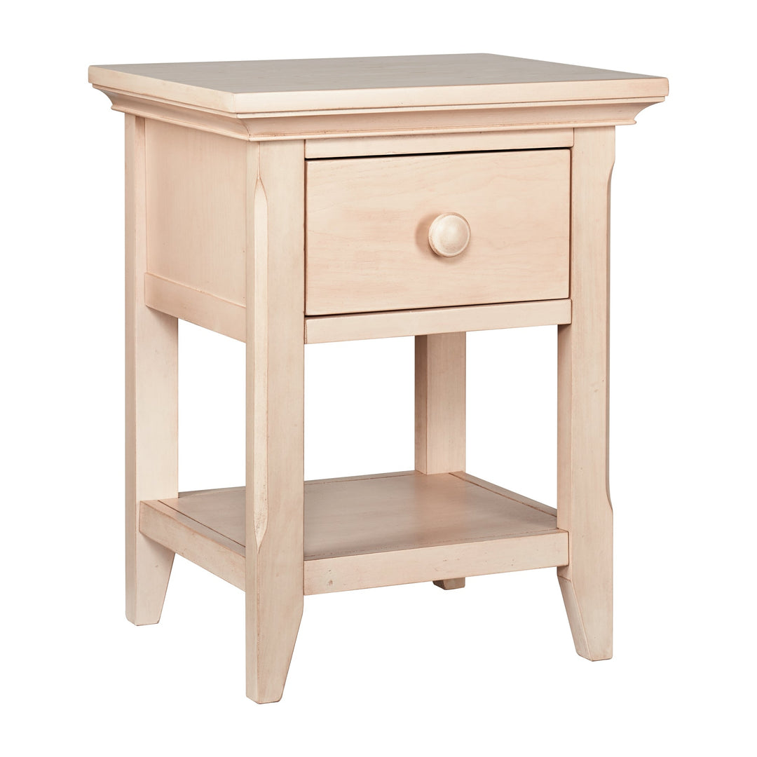 24" Sand One Drawer Nightstand Image 3