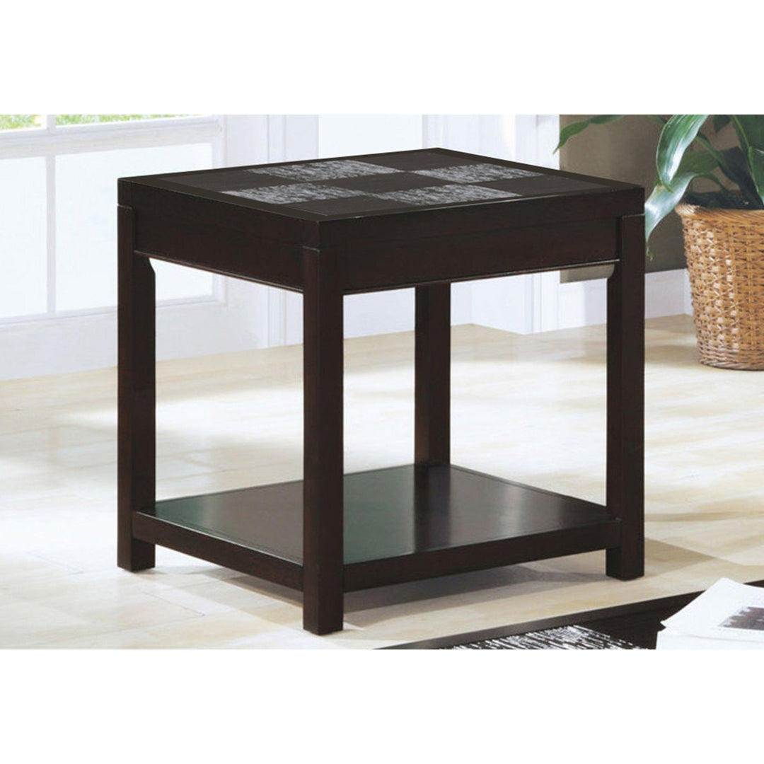 24" Espresso Rectangular Coffee Table Image 3