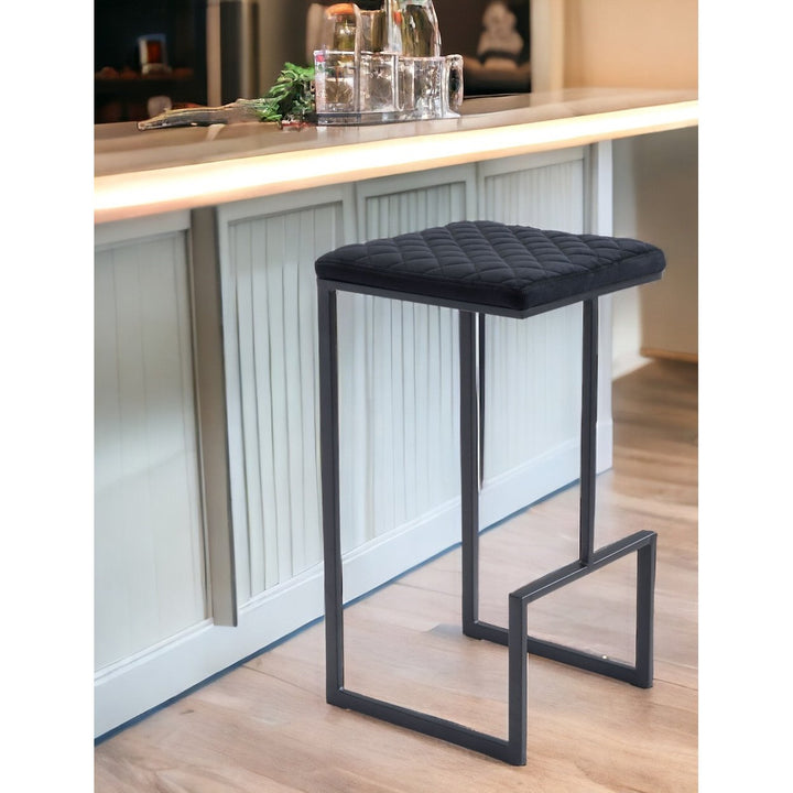 30" Steel Backless Bar Height Bar Chair Image 10