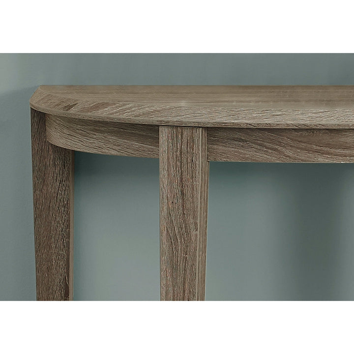 33" Deep Taupe End Table With Shelf Image 2