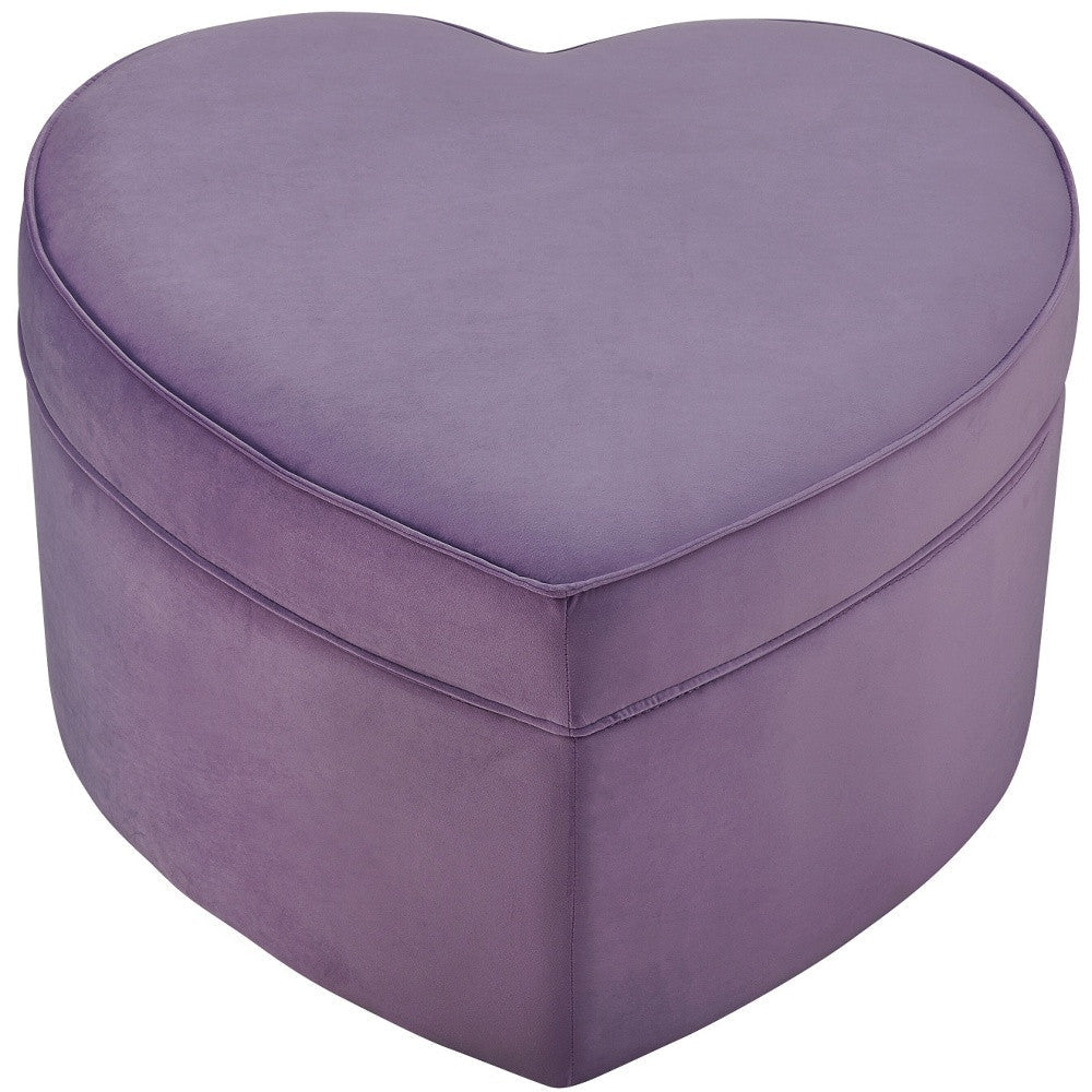 32" Purple Velvet Specialty Storage Image 9