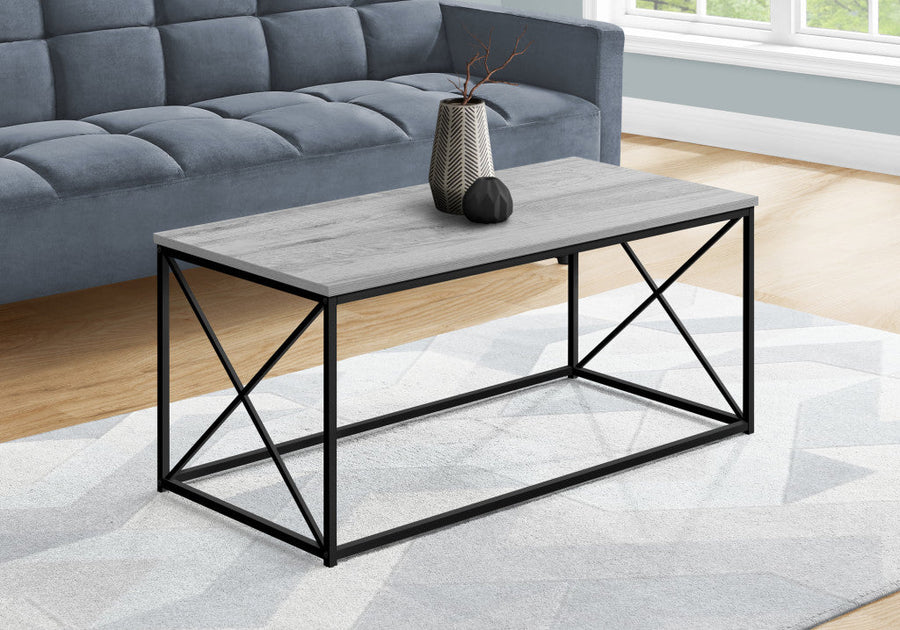 41" Grey Rectangular Coffee Table Image 1