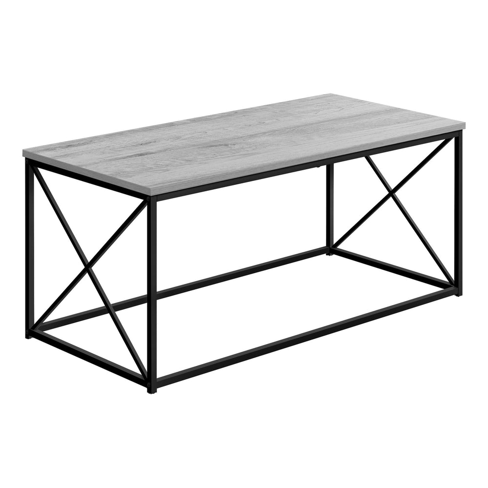 41" Grey Rectangular Coffee Table Image 2