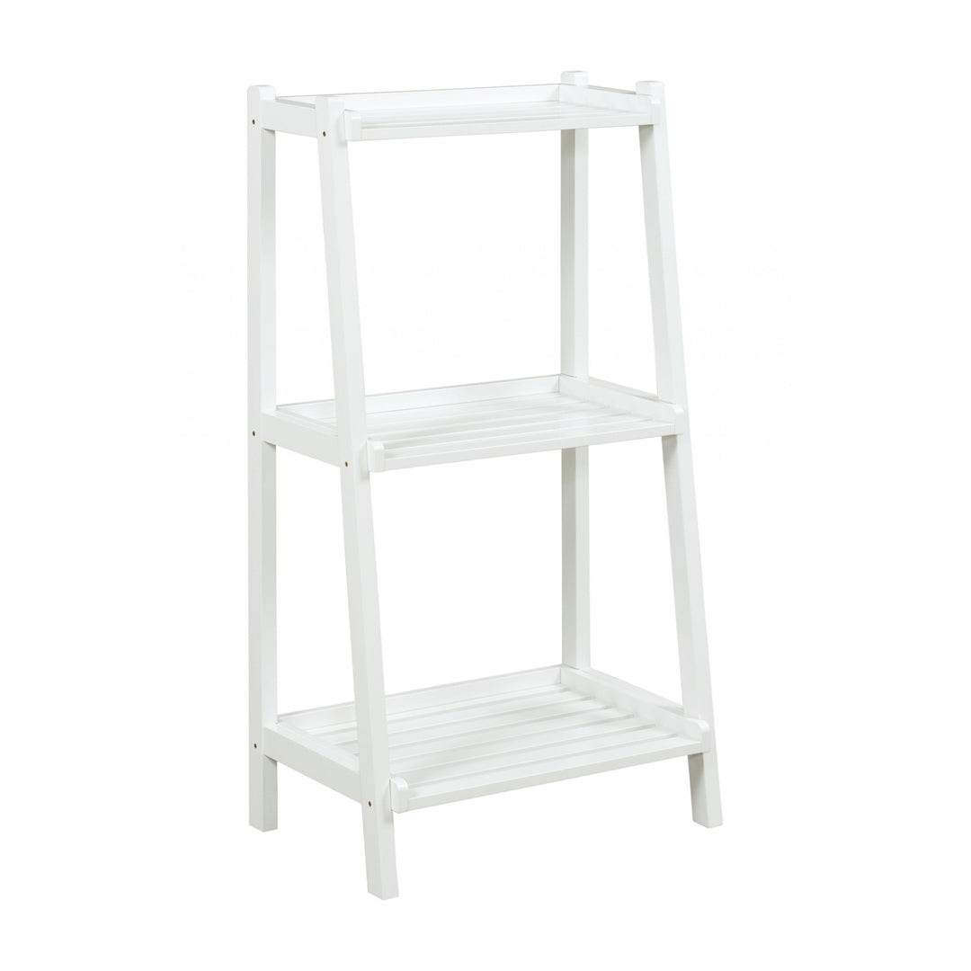 42" Bookcase With 3 Shelves In White Image 1