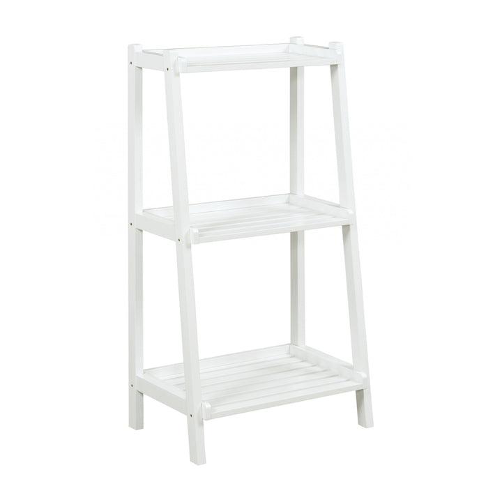 42" Bookcase With 3 Shelves In White Image 1