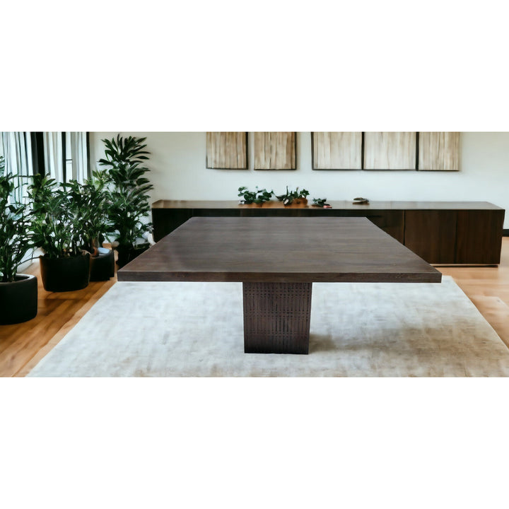 42" Brown Solid Wood Dining Image 5