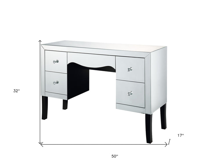 50" Mirrored Vanity Table Image 5