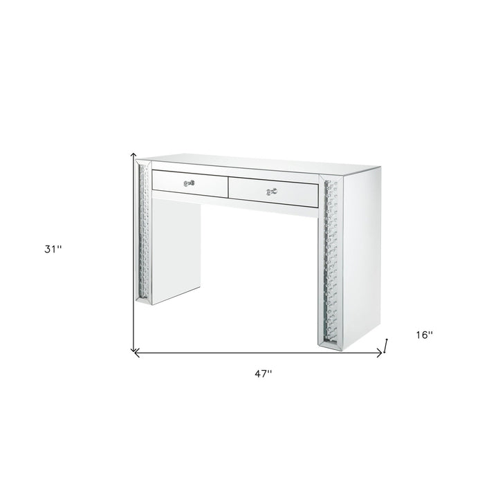 47" Mirrored Vanity Table Image 5