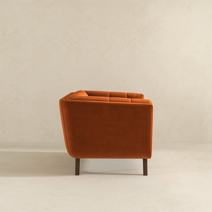 Addison Lounge Chair (Burnt Orange Velvet) Image 5